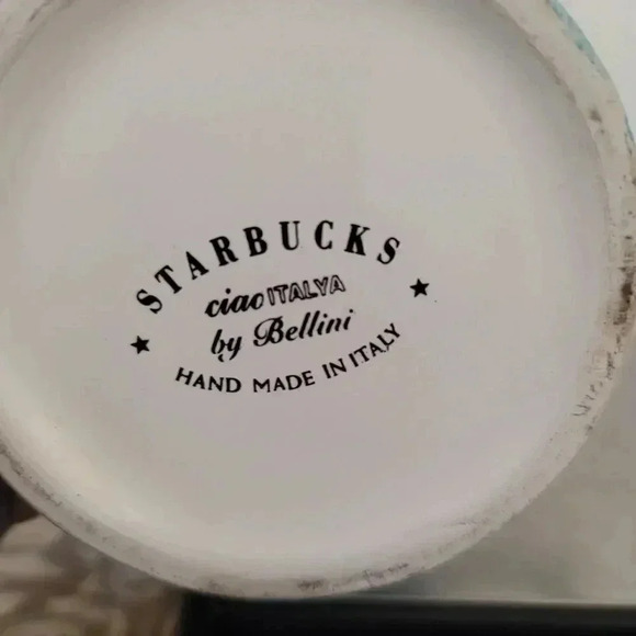 Starbucks Ciao Italya by Bellini coffee mug handmade in Italy - Picture 6 of 7